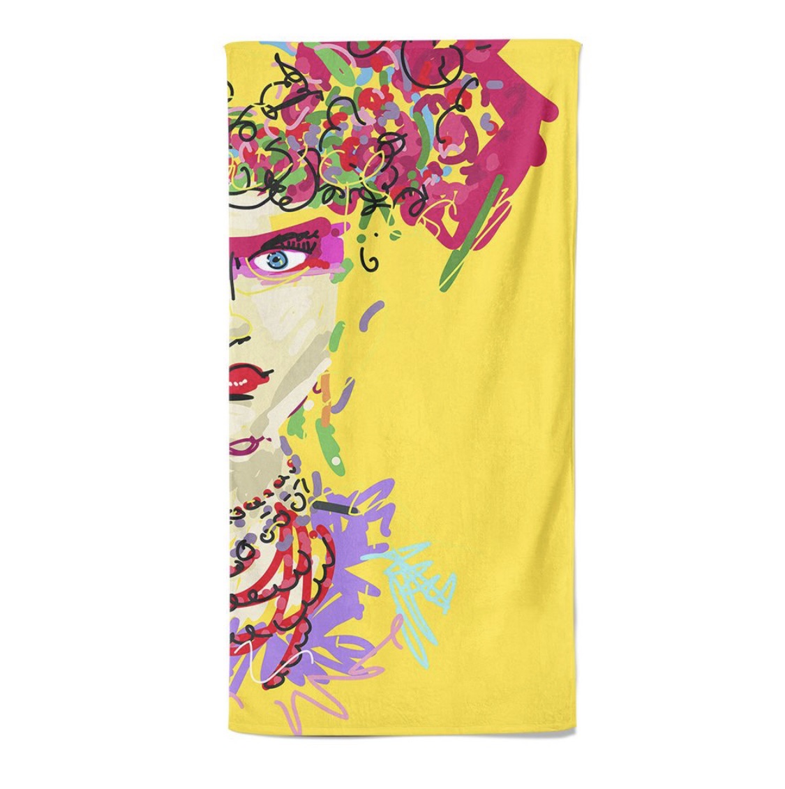 Flower Girl beach towel