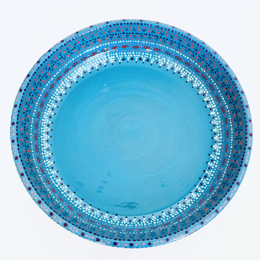 Κεραμική πιατέλα blue