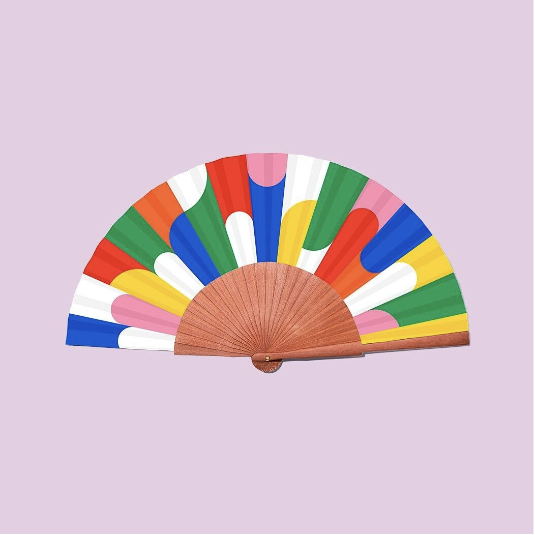 Playground χειροποίητη βεντάλια