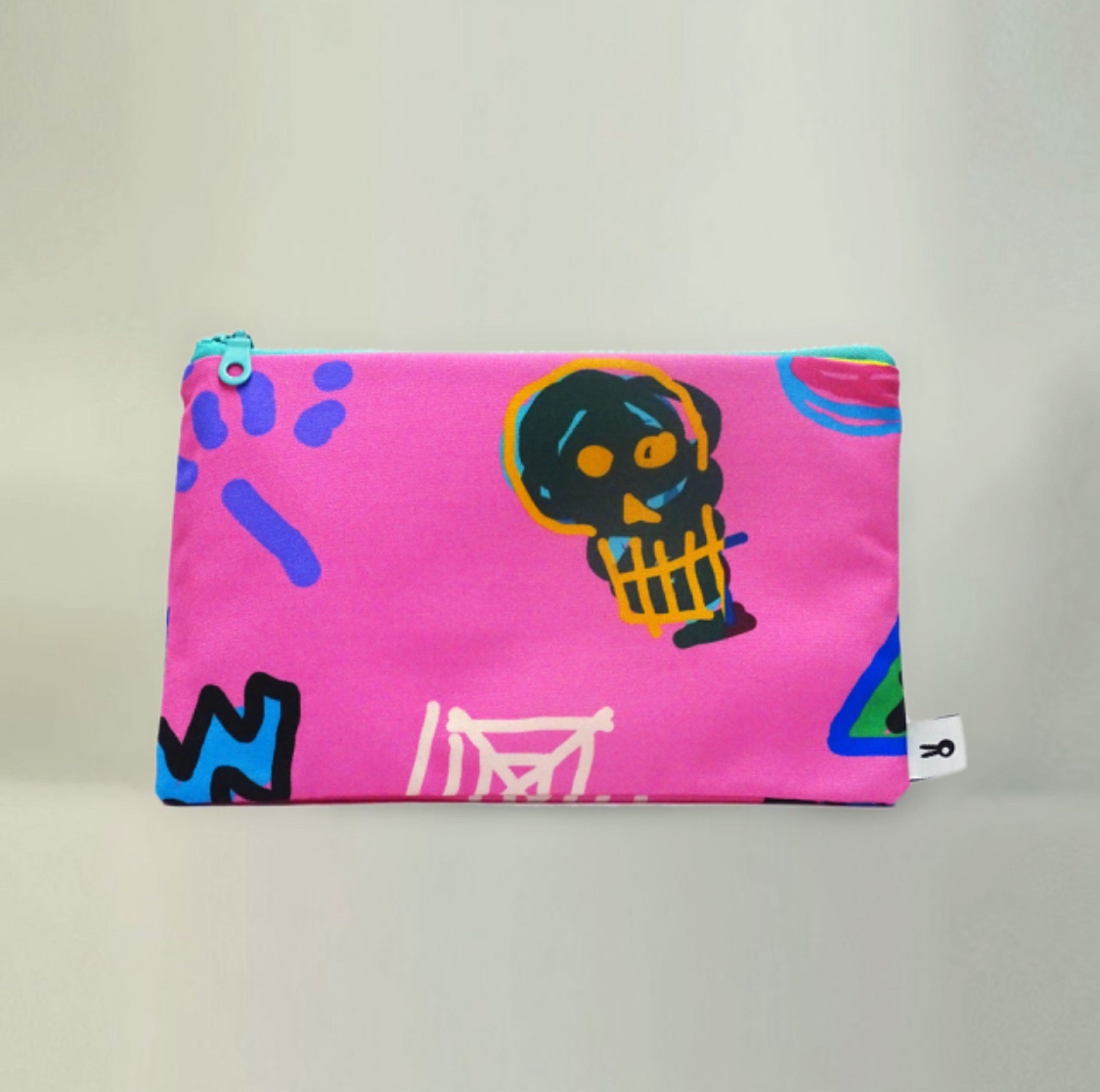 Pink Motif accessory bag