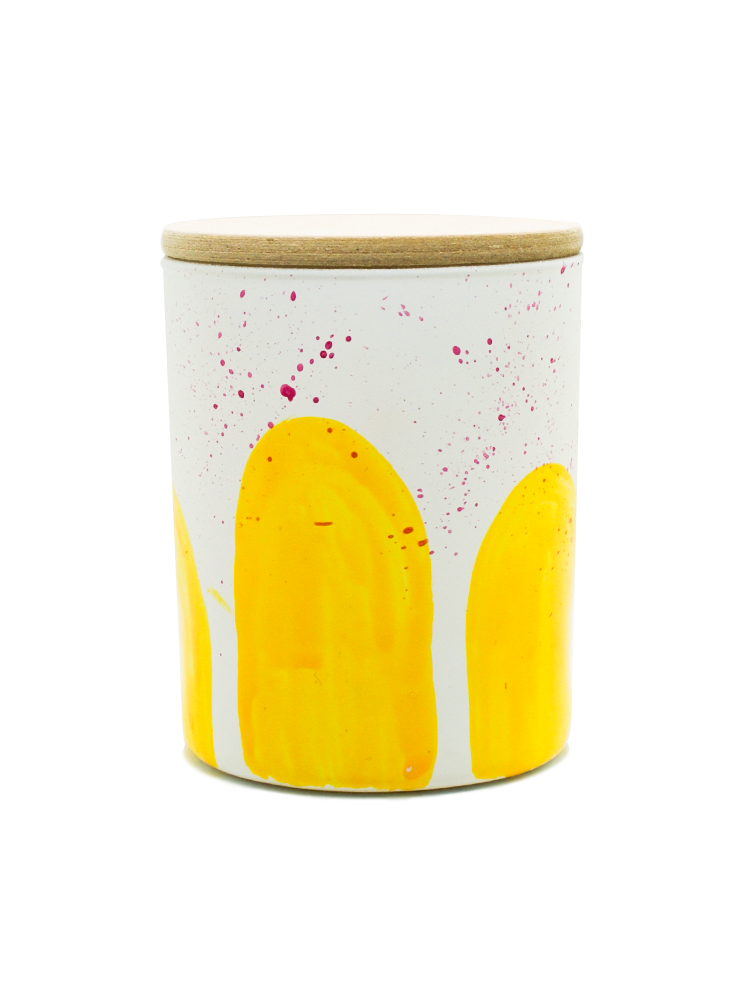 Oasis κερί σόγιας σε ζωγραφισμένο ποτήρι