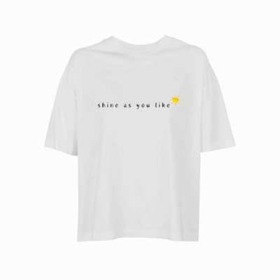 Κοντομάνικη μπλούζα boxy Shine As You Like