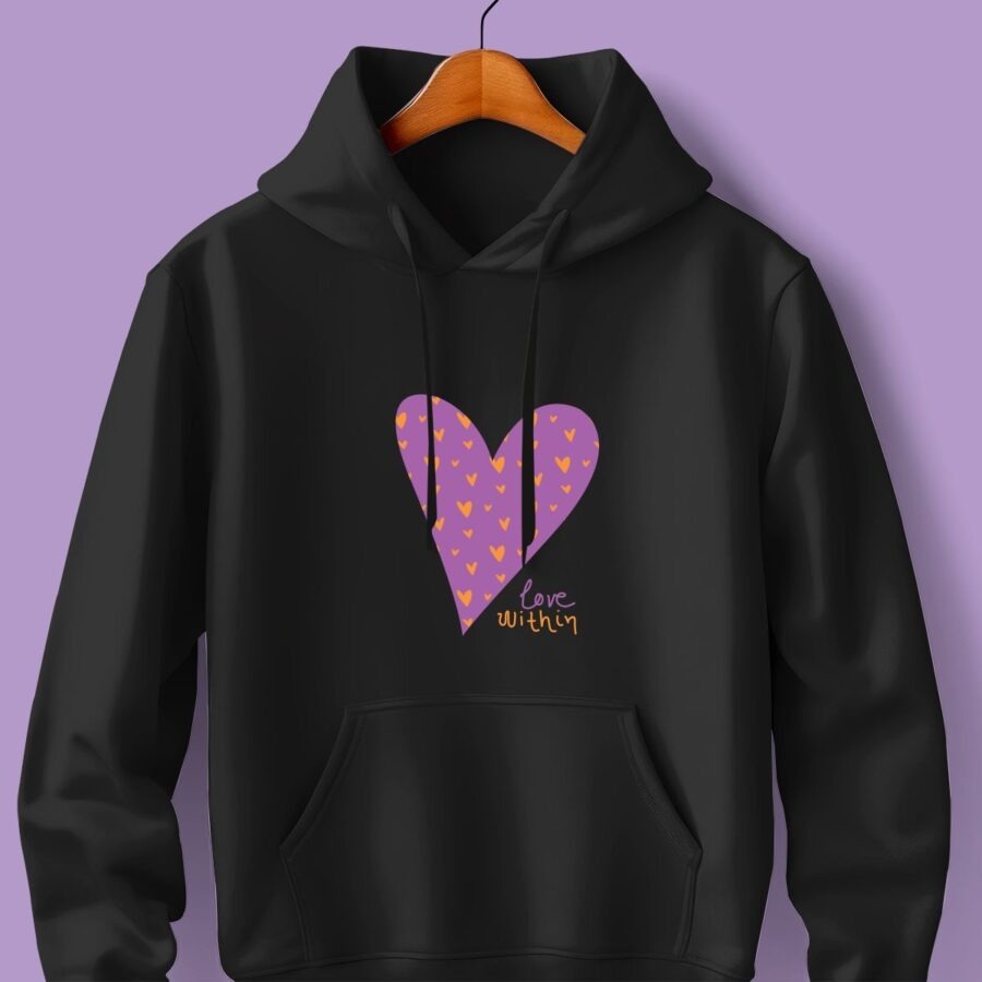 Talu hearts black hoodie