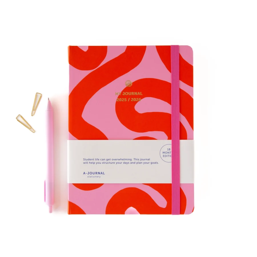 My Journal 18 Months School Diary 2025/2026 Flow Pink