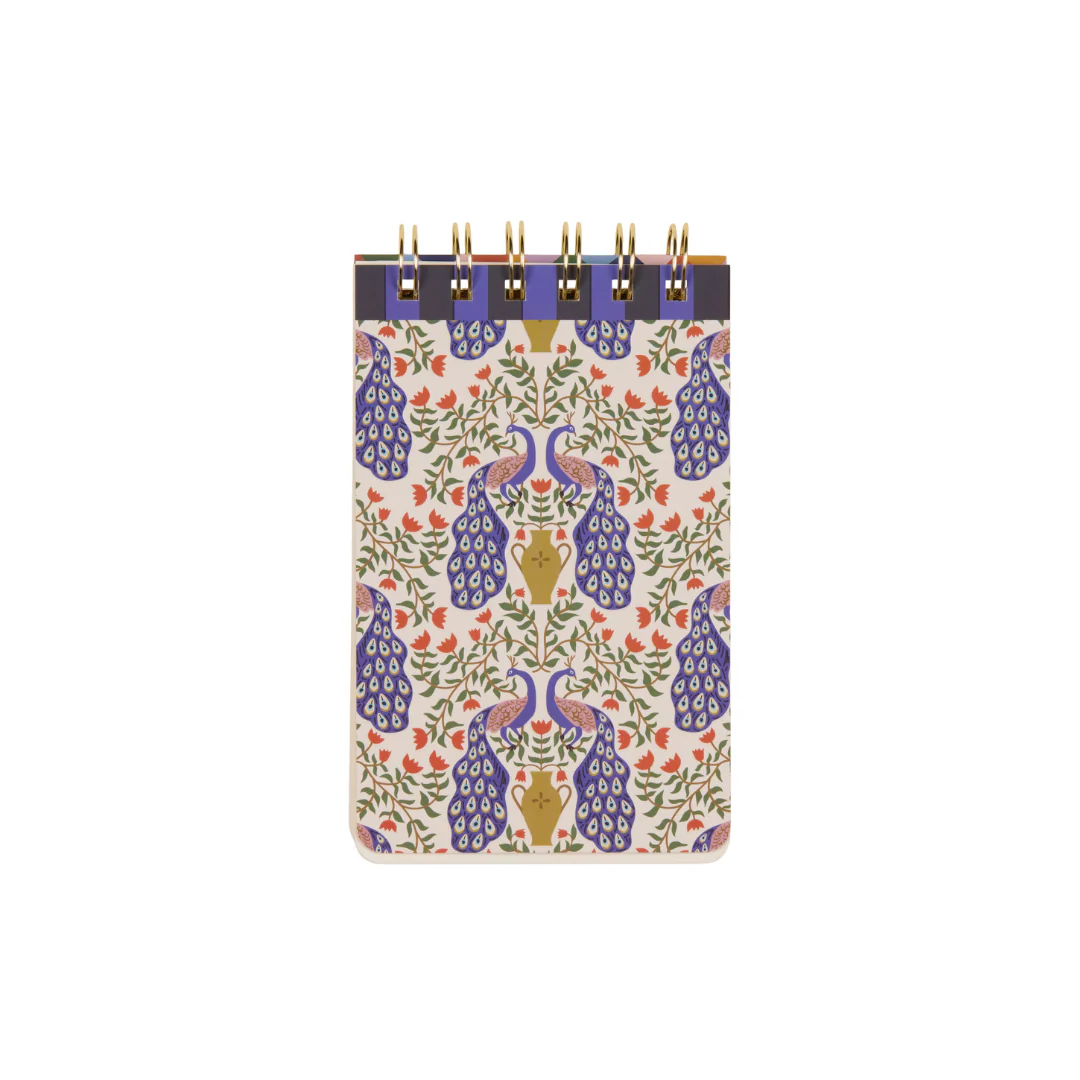 A Dopo Peacock Twin Wire Notepad