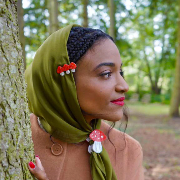 Mushroom hair clip Coucou Suzette