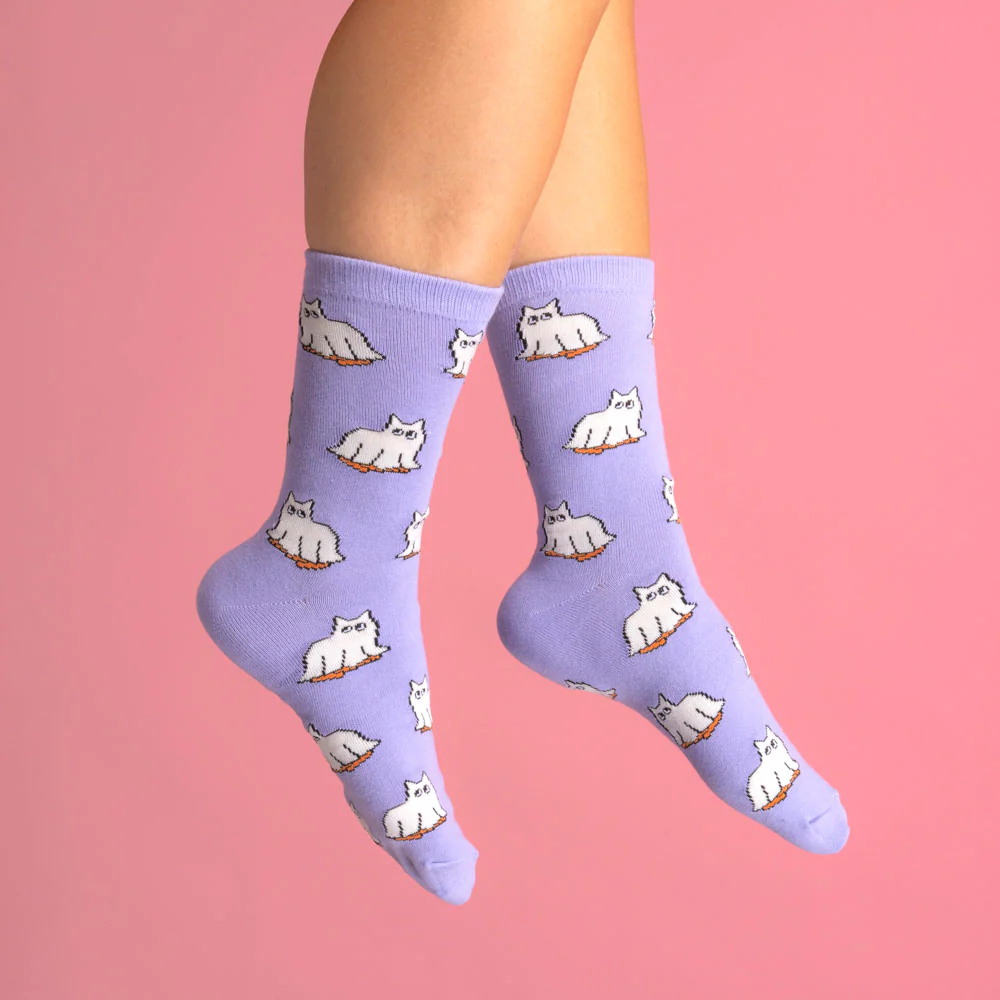 Ghost cat socks Coucou Suzette