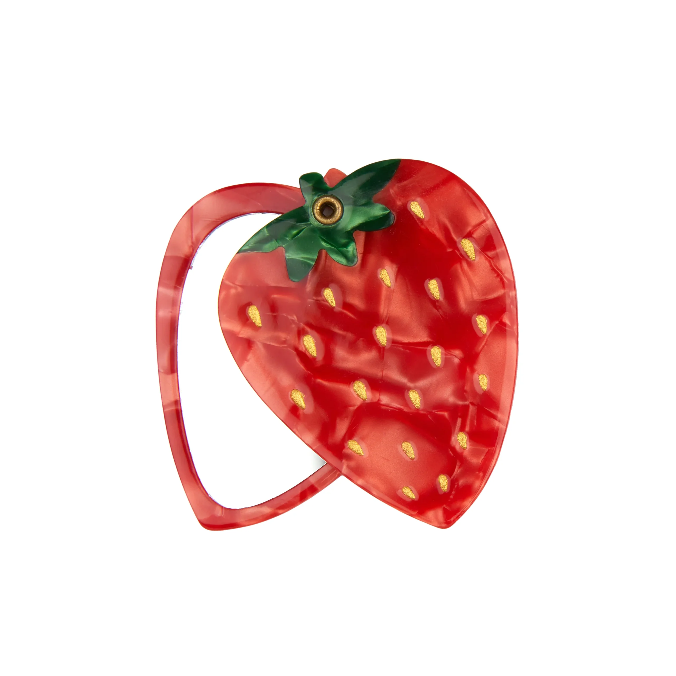 Strawberry pocket mirror Coucou Suzette