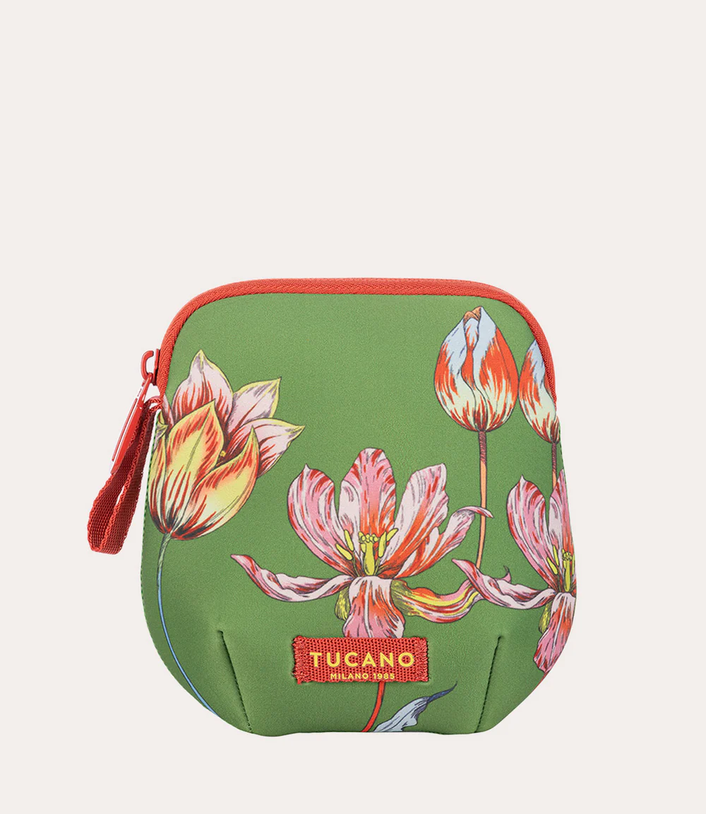 Scetch Flower Green pinces pouch Tucano