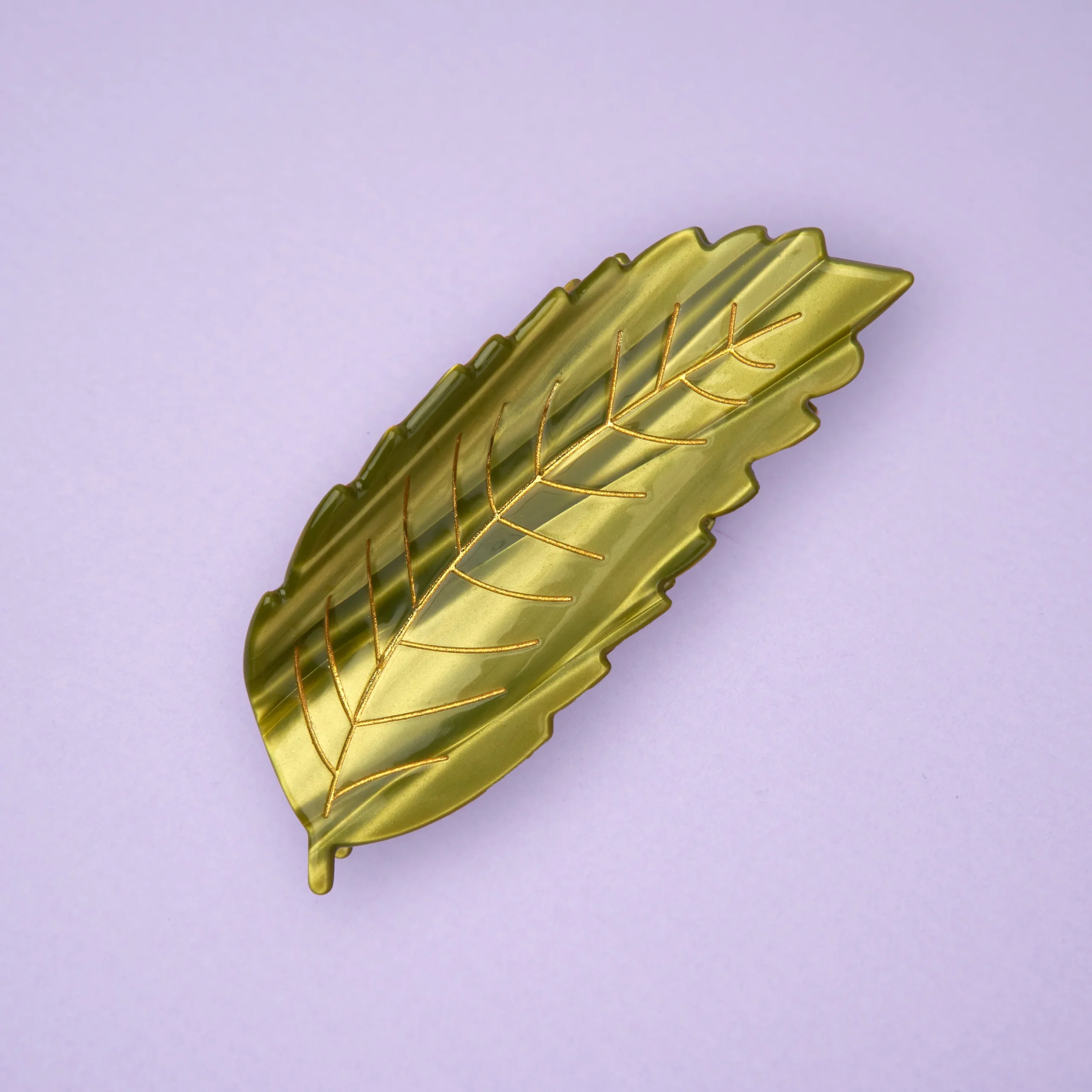 Chestnut Leaf hair claw Coucou Suzette