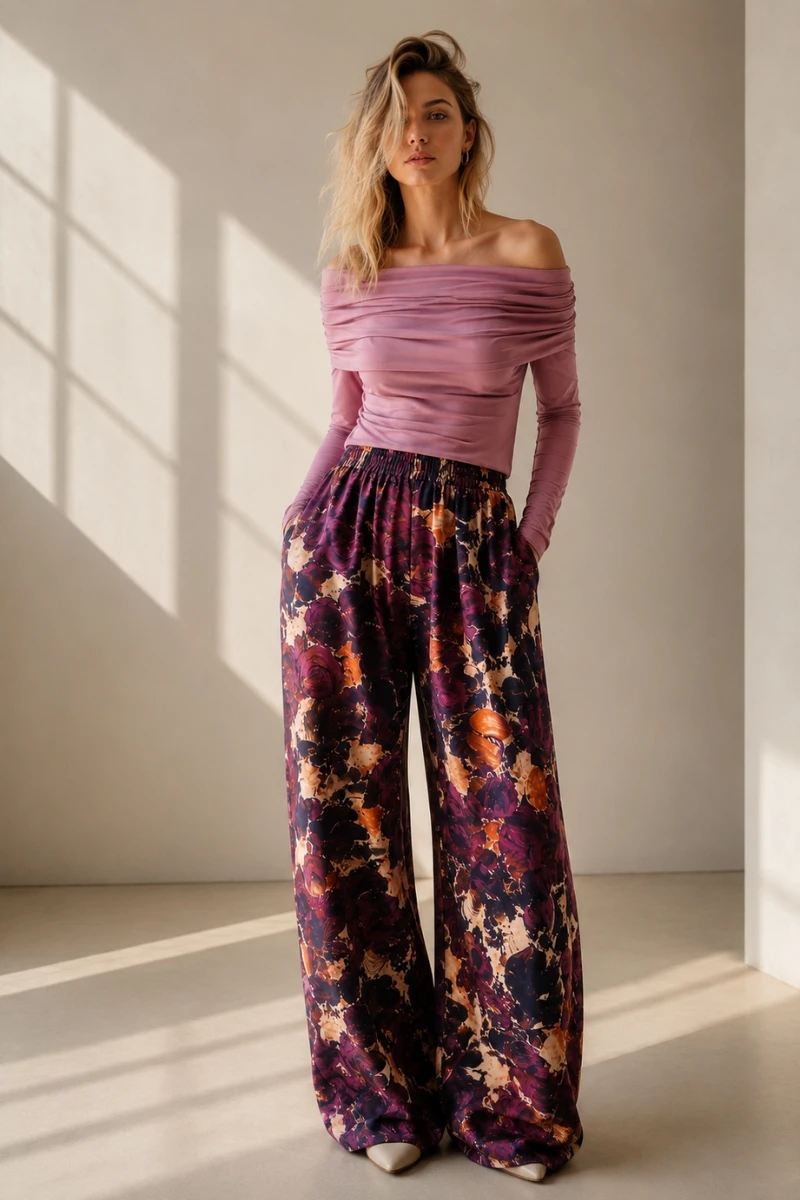 White Leg Nebula Pants Ofilia's